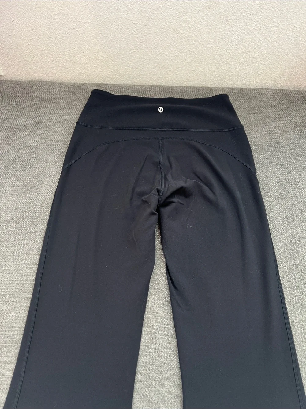 lululemon athletica Black High-Rise Flared Track Pants